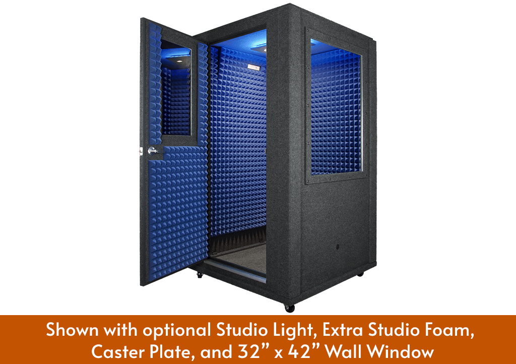 MDL 4848 S - 4' x 4' Single-Wall Isolation Booth | WhisperRoom, Inc.™