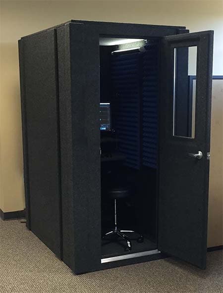 MDL 4260 S - 3.5' x 5' Single-Wall Isolation Booth | WhisperRoom, Inc.™
