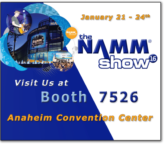 image to promote the 2016 Winter NAMM Show