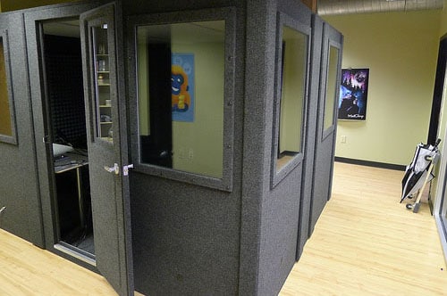 image of a whisperRoom in Mail Chimp's office