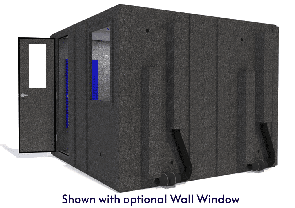 WhisperRoom MDL 102102 S shown with the door open from the side