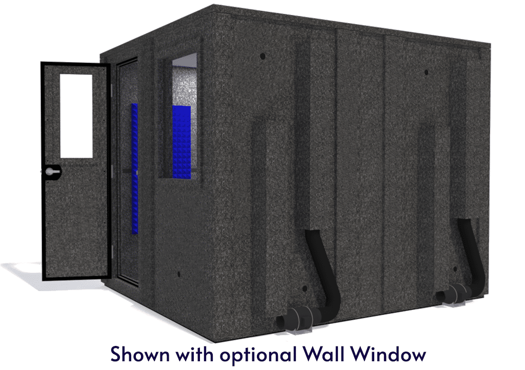 WhisperRoom MDL 10284 E shown with the door open from the side