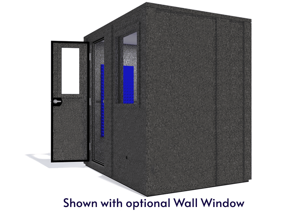 WhisperRoom MDL 6084 E shown with the door open from the side