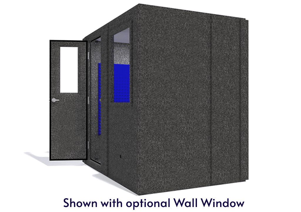 WhisperRoom MDL 6084 S shown with the door open from the side