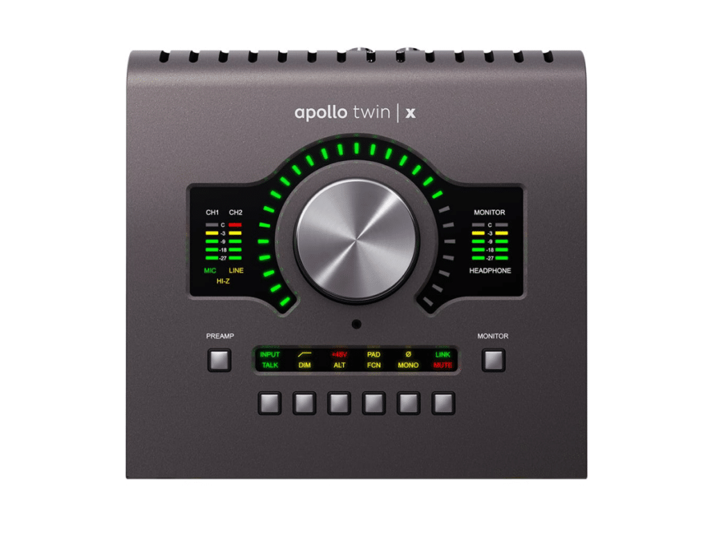 Universal Audio Apollo Twin X interface.